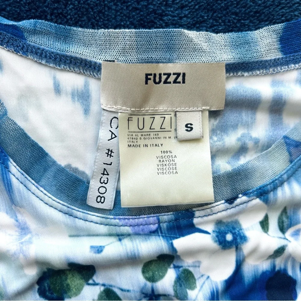 Fuzzi draped mesh trim tank top - Picture 3 of 7